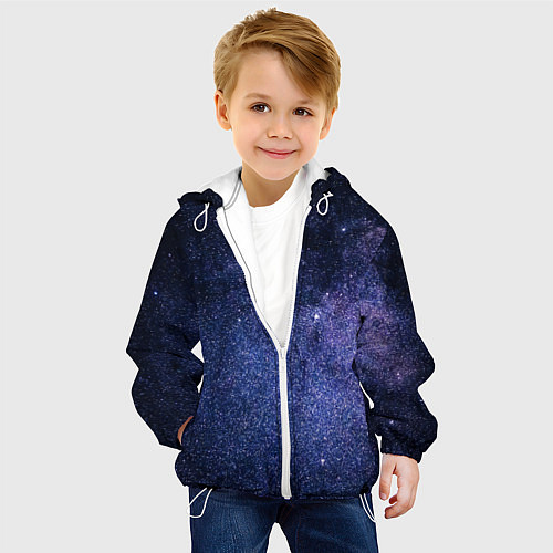 Детская куртка Night sky / 3D-Белый – фото 4
