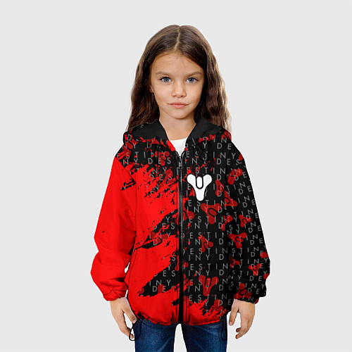Детская куртка Destiny Паттерн / 3D-Черный – фото 3