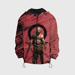 Куртка с капюшоном детская Кратос God of War, цвет: 3D-черный