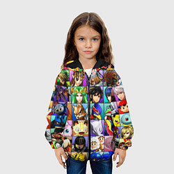 Куртка с капюшоном детская SUPER SMASH ALL HEROES СУПЕР СМАШ БРОС, цвет: 3D-черный — фото 2