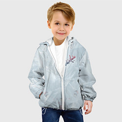 Куртка с капюшоном детская Washington Capitals Grey Ice theme, цвет: 3D-белый — фото 2