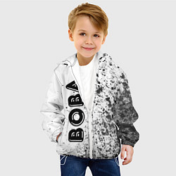 Куртка с капюшоном детская Вова - Краска, цвет: 3D-белый — фото 2