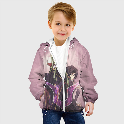 Детская куртка Code Geass, Лелуш Ламперуж и C C / 3D-Белый – фото 4
