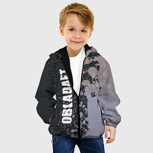 Детская куртка OBLADAET - Краска / 3D-Черный – фото 4