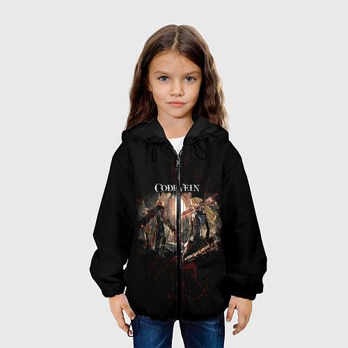 Детская куртка Code Vein - Вампиры / 3D-Черный – фото 3