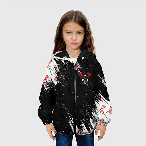 Детская куртка Payton Moormeie Rose / 3D-Черный – фото 3