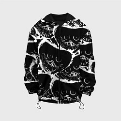 Куртка с капюшоном детская ОЧЕНЬ УЖАСНОЕ ЛИЦО ХАГГИ ВАГГИ, цвет: 3D-черный