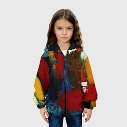 Куртка с капюшоном детская СТАРАЯ КРАСКА, цвет: 3D-черный — фото 2