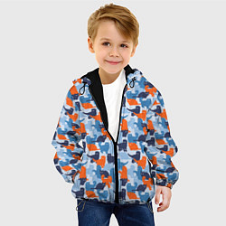 Куртка с капюшоном детская Разные Кошечки, цвет: 3D-черный — фото 2