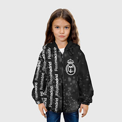 Куртка с капюшоном детская РЕАЛ МАДРИД Частицы, цвет: 3D-черный — фото 2