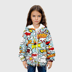 Куртка с капюшоном детская BoOMbiT, цвет: 3D-белый — фото 2