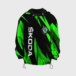 Детская куртка SKODA Логотип Узор