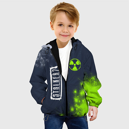 Детская куртка STALKER 2 Краски 7 / 3D-Черный – фото 4