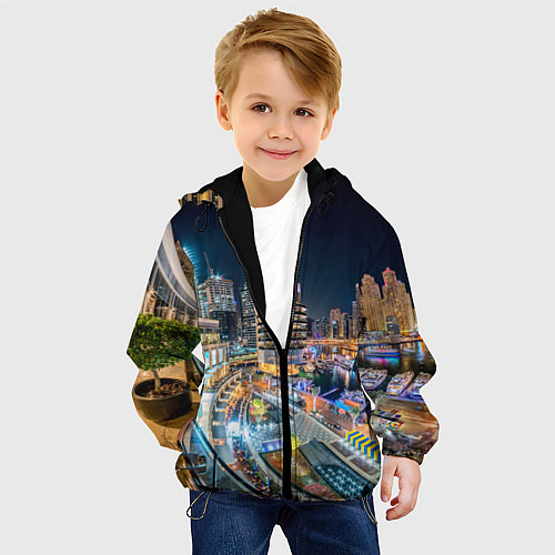 Детская куртка Дубай Марина / 3D-Черный – фото 4