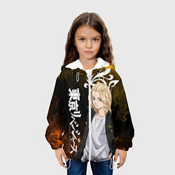 Куртка с капюшоном детская МАЙКИ МАНДЗИРО ТОСВА ПЛАМЯ, цвет: 3D-белый — фото 2