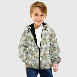 Куртка с капюшоном детская Деньги РФ Рубли, цвет: 3D-черный — фото 2