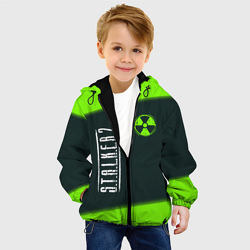 Детская куртка СТАЛКЕР 2 - Графика / 3D-Черный – фото 4