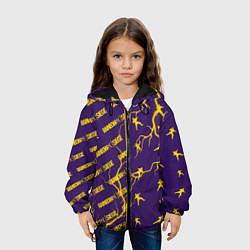 Куртка с капюшоном детская РАДУГА 6 Молнии Паттерны, цвет: 3D-черный — фото 2