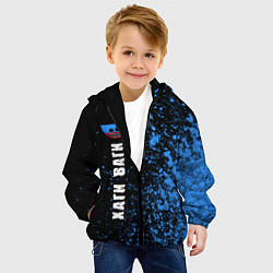 Куртка с капюшоном детская ХАГИ ВАГИ - Краски Вертикально, цвет: 3D-черный — фото 2