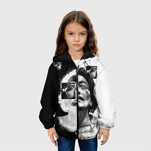 Детская куртка Salvador Dali - Сальвадор Дали / 3D-Черный – фото 3