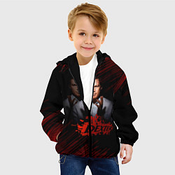 Куртка с капюшоном детская Декстер Новая Кровь Класс, супер сериал, цвет: 3D-черный — фото 2