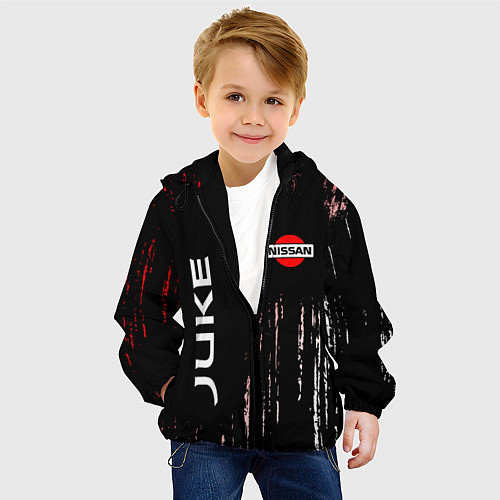 Детская куртка NISSAN JUKE Краски / 3D-Черный – фото 4