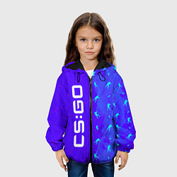 Куртка с капюшоном детская КСГО Огонь, цвет: 3D-черный — фото 2