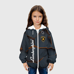 Куртка с капюшоном детская Lamborghini - Sport auto, цвет: 3D-белый — фото 2