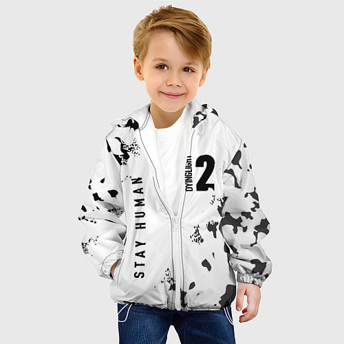 Детская куртка DYING LIGHT 2 Камуфляж / 3D-Белый – фото 4