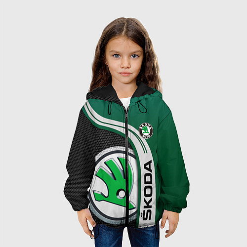 Детская куртка SKODA AUTO ШКОДА АВТО / 3D-Черный – фото 3