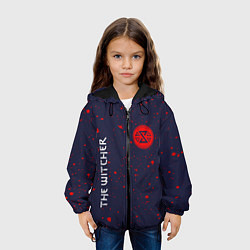 Куртка с капюшоном детская THE WITCHER Брызги, цвет: 3D-черный — фото 2