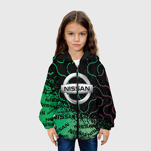 Детская куртка NISSAN Супер класса / 3D-Черный – фото 3