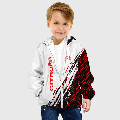 Детская куртка Citroen ситроен / 3D-Белый – фото 4
