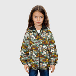 Куртка с капюшоном детская Джекпот в Казино, цвет: 3D-черный — фото 2