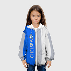 Куртка с капюшоном детская Chelsea football club, цвет: 3D-белый — фото 2