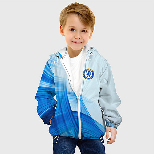 Детская куртка Chelsea FC челси фк / 3D-Белый – фото 4
