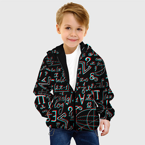 Детская куртка ФОРМУЛЫ ГЛИТЧ GLITCH / 3D-Черный – фото 4