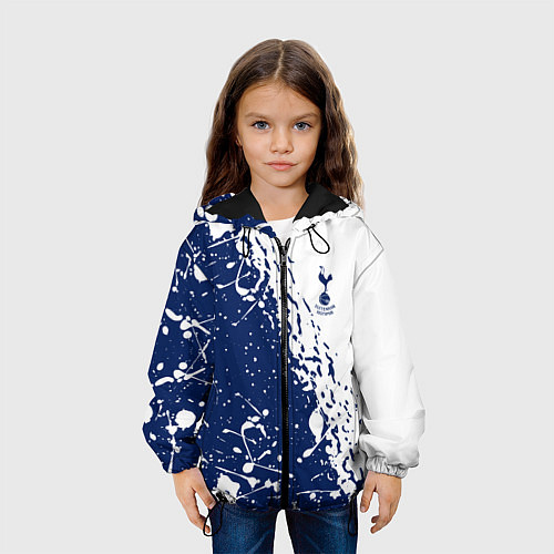 Детская куртка Тоттенхэм Хотспур брызги / 3D-Черный – фото 3