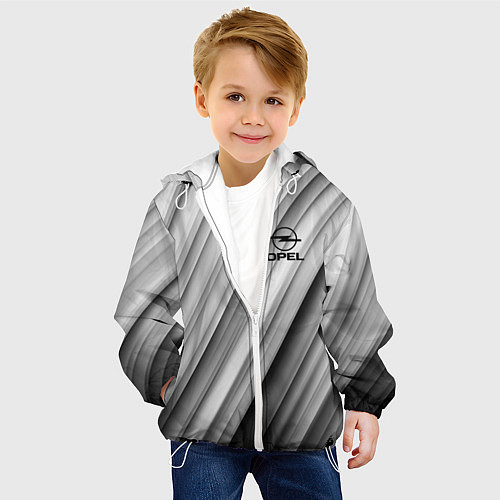 Детская куртка OPEL опель / 3D-Белый – фото 4