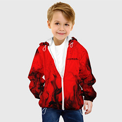 Куртка с капюшоном детская EXILIA BLACK FIRE, цвет: 3D-белый — фото 2