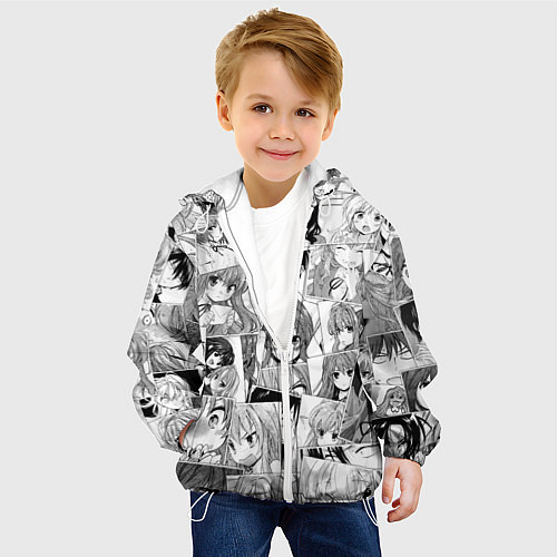 Детская куртка Toradora pattern / 3D-Белый – фото 4