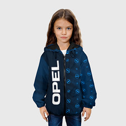 Куртка с капюшоном детская OPEL Абстракция, цвет: 3D-черный — фото 2