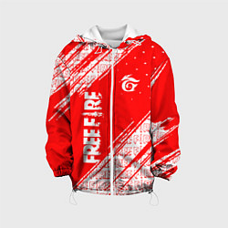 Куртка с капюшоном детская Free Fire Фри Фаер Паттерн, цвет: 3D-белый