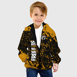 Куртка с капюшоном детская GARENA FREE FIRE ФРИ ФАЕР, цвет: 3D-черный — фото 2