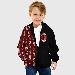 Куртка с капюшоном детская МИЛАН - Краска, цвет: 3D-черный — фото 2