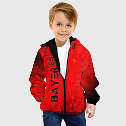 Куртка с капюшоном детская БАЙЕР Bayer Разводы, цвет: 3D-черный — фото 2