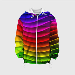 Детская куртка Color line neon pattern Abstraction Summer 2023