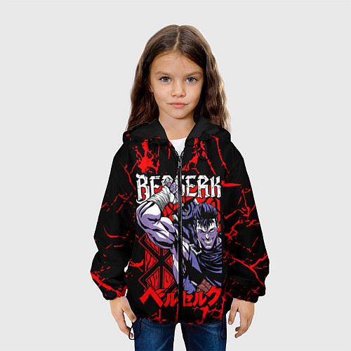 Детская куртка БЕРСЕРК BERSERK GUTS / 3D-Черный – фото 3