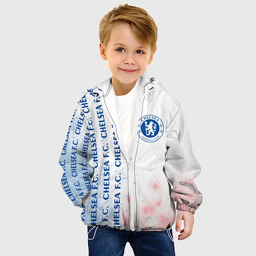 Детская куртка CHELSEA Краска / 3D-Белый – фото 4