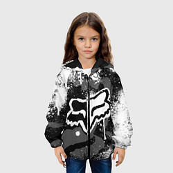 Куртка с капюшоном детская FOX RACING - МОТОКРОСС БРЫЗГИ, цвет: 3D-черный — фото 2
